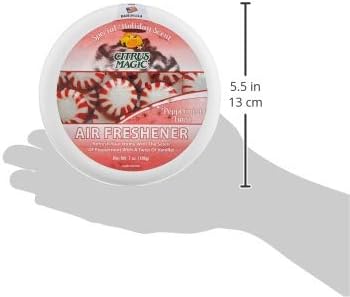 Citrus Magic Holiday Odor Absorbing Solid Air Freshener, Holly Jolly Peppermint - Image 3