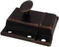 QCAA Oval Turn Cabinet Latch, for Cupboard & Other Furniture, Antique Copper by QCAAHardware