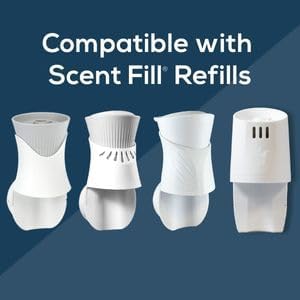 ScentDiffuse Smoke Odor Deodorizing Air Freshener Starter Kit, 2 Refills + - Image 4