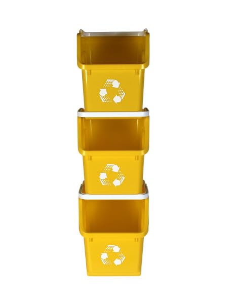 6 Gallon Stackable Recycling Bins - Image 3