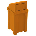 32 Gallon Square 100% Recycled Plastic Heavy Duty Outdoor Trash Can by SturdyEssentials