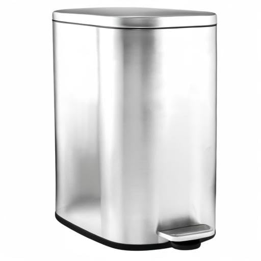 AthLike Trash Can, Stainless Steel Kitchen Garbage Can, Step Waste Bin - Image 10