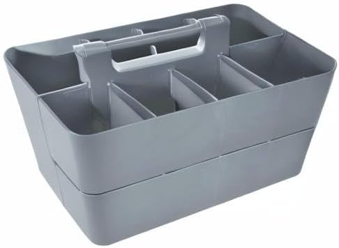 2 PACK - Portable DIY 8 Dividers Durable Plastic Tote Tool & Supply Cleaning - Image 8