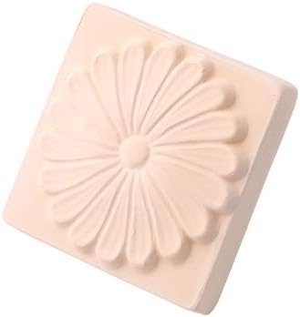 Stone Diffuser-Korean flowers 4 Square tiles, One Set-Odor Eliminator, Air - Image 2