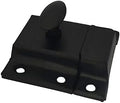 QCAA Oval Turn Cabinet Latch, for Cupboard & Other Furniture, Matte Black by QCAAHardware