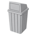32 Gallon Square Slatted 100% Recycled Plastic Heavy-Duty Commercial Outdoor by SturdyEssentials