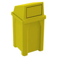 32 Gallon Square 100% Recycled Plastic Heavy Duty Outdoor Trash Can by SturdyEssentials