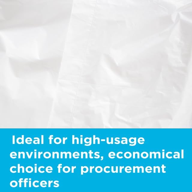 Clear Trash Bags, 40-45 Gallon Trash Bags, 16 Micron, High Density, Facility - Image 4