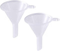 2 Pcs Mini Clear Plastic Funnel by Unknown