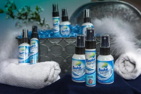 Flushie Pre-Toilet Spray Travel Size Toiletries Bathroom Spray - Image 6