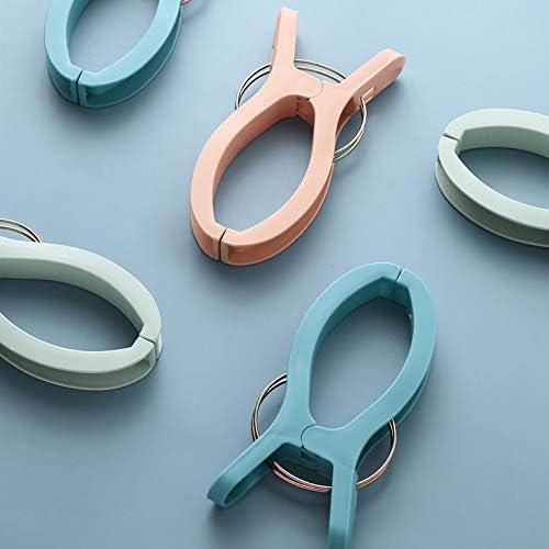 9 Pack Beach Towel Clips Beach Chairs 3 Colors Jumbo Size Towel Clamps Lounge - Image 5