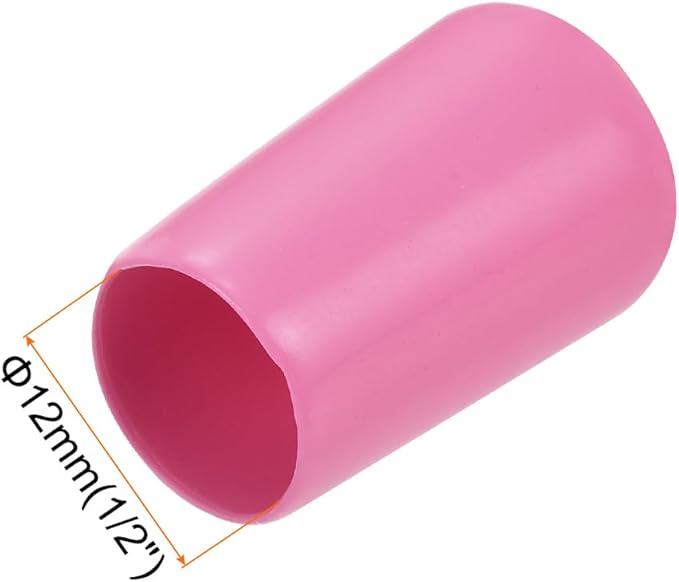 uxcell 20pcs Rubber End Caps 12mm ID Vinyl PVC Round Tube Bolt Cap Cover Screw - Image 3