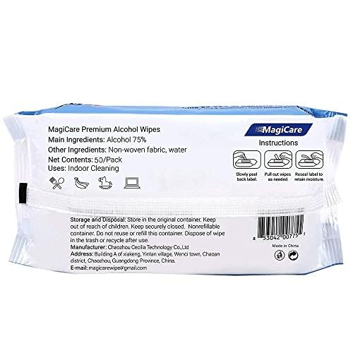 MagiCare 75% Large Alcohol Wipes - Image 8