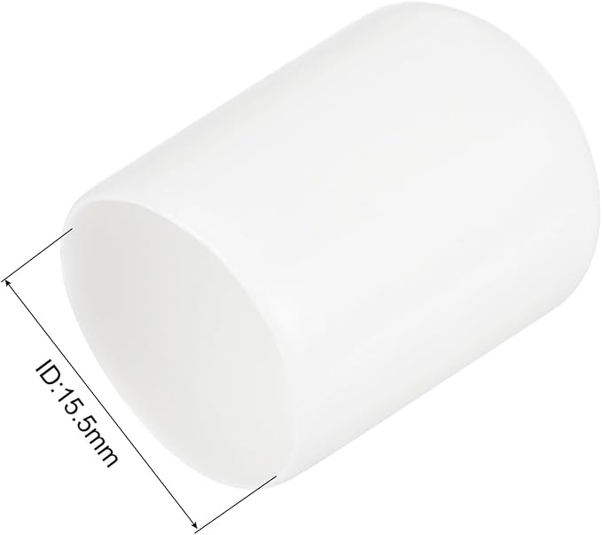 uxcell 20pcs Rubber End Caps 15.5mm ID Vinyl Round Tube Bolt Cap Cover Thread - Image 3