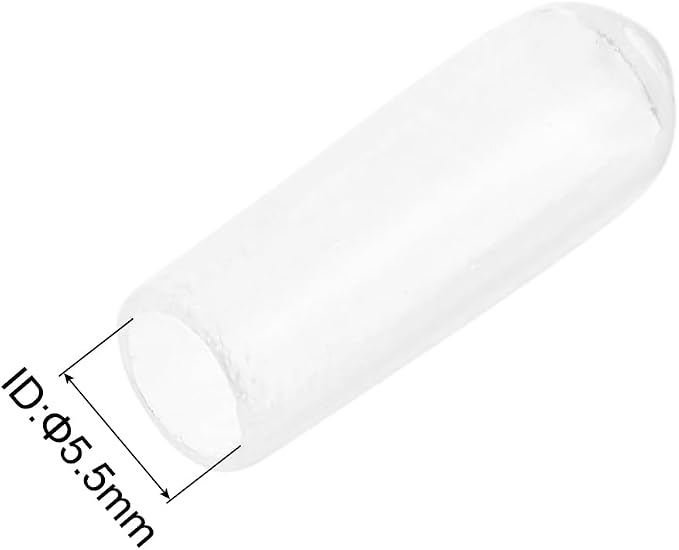 uxcell 20pcs Rubber End Caps 5.5mm ID Vinyl Round Tube Bolt Cap Cover Thread - Image 3