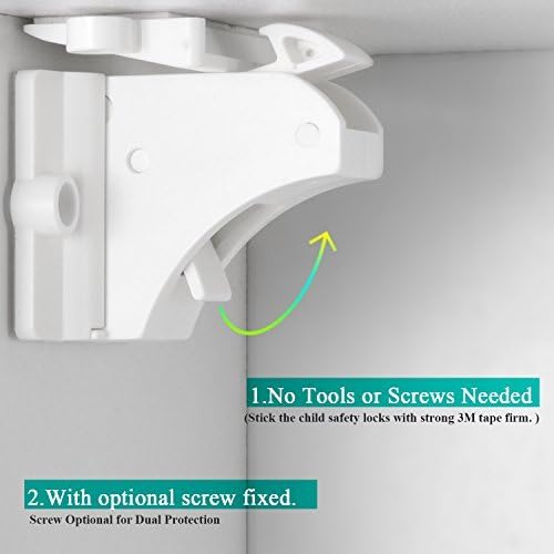 20 Pack Magnetic Cabinet Locks Baby Proofing - Image 8