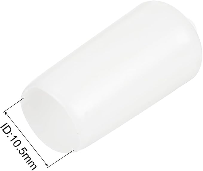 uxcell 20pcs Rubber End Caps 10.5mm ID Vinyl Round Tube Bolt Cap Cover Thread - Image 3