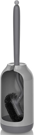 HAMITOR Toilet Bowl Brush Holder Set: Bathroom Deep Cleaning Toilet Cleaner by HAMITOR