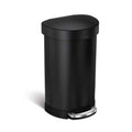 simplehuman 45 Liter Semi-Round Hands-Free Kitchen Step Trash Can by Simplehuman