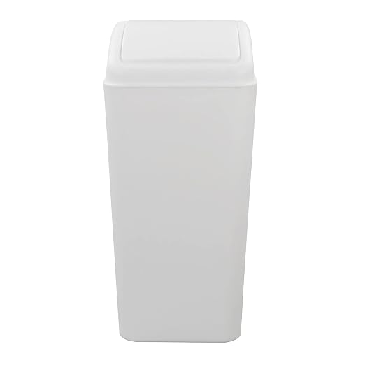 4.2 Gallon Plastic Swing Lid Trash Can, Small Garbage Can - Image 6