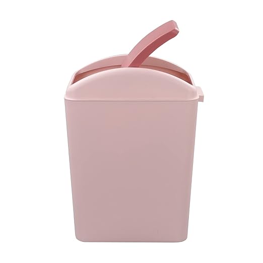 4.5 Gallon Pink Plastic Waste Can, Kitchen Garbage Can - Image 7