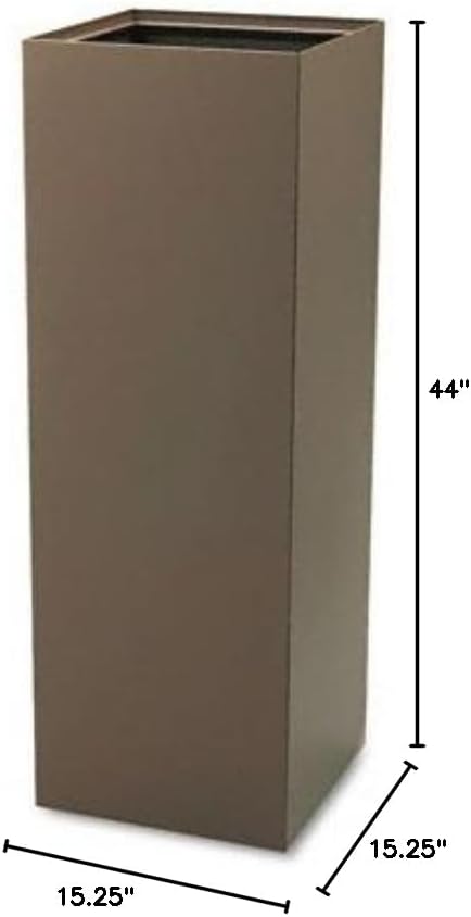 Safco Products 2984BR Public Square Recycling Receptacle Base - Image 3
