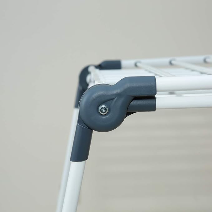 Clothes Drying Rack Adjustable Gullwing and Foldable Space-Saving Laundry Rack - Image 7