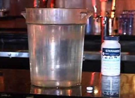 1 Bottle Steramine Sanitizer Tablets - Image 5