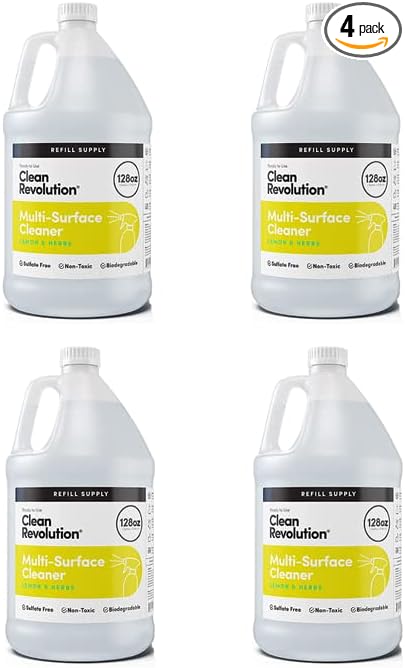 Clean Revolution Multi-Surface Cleaner Refill Supply | Non-Toxic, Eco-Friendly by CleanRevolution