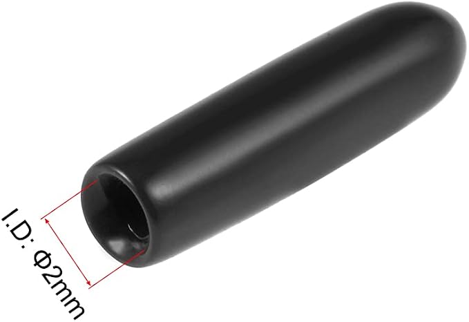 uxcell 20pcs Rubber End Caps 2mm ID Vinyl Round Tube Bolt Cap Cover Thread - Image 3
