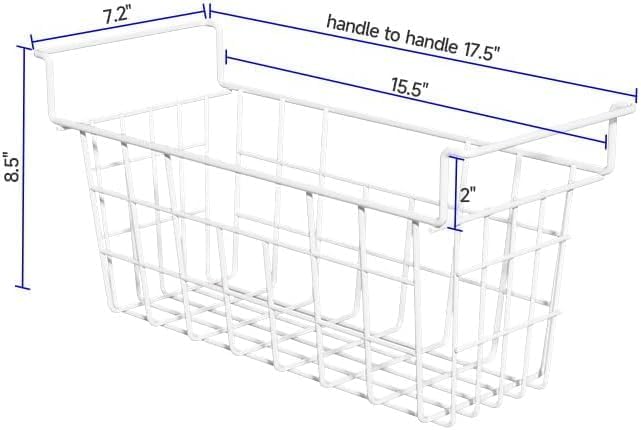 SANNO Chest Freezer Baskets, Deep Freezer Organizer Bins Sturdy Metal Wire - Image 2