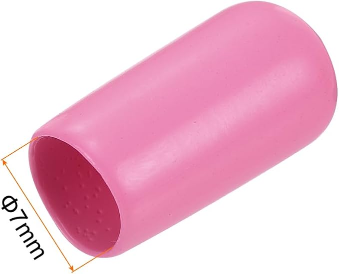 uxcell 20pcs Rubber End Caps 7mm ID Vinyl PVC Round Tube Bolt Cap Cover Screw - Image 3