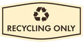 Fancy Recycling Only Sign by SignsByLITA