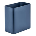mDesign Small Metal 2.4 Gallon/9 Liter Trash Can Wastebasket Garbage Bin by mDesign