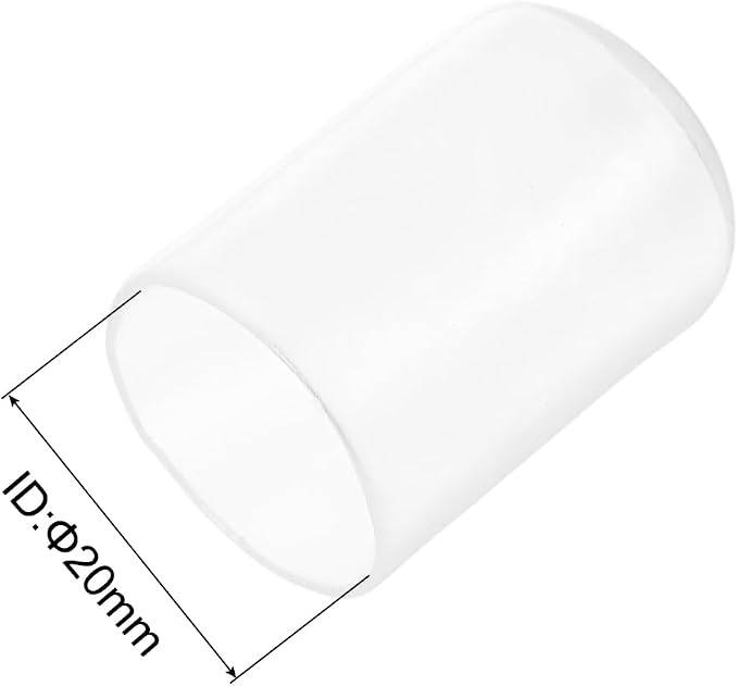 uxcell 20pcs Rubber End Caps Protective Caps 20mm ID Vinyl PVC Round Tube Bolt - Image 3