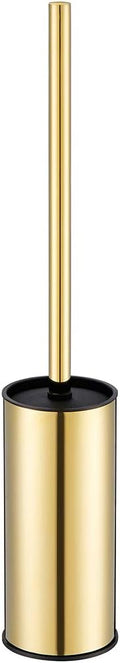 BGL Toilet Brush Holder Gold, Stainless Steel 304 Gold Round Freestanding by BGL