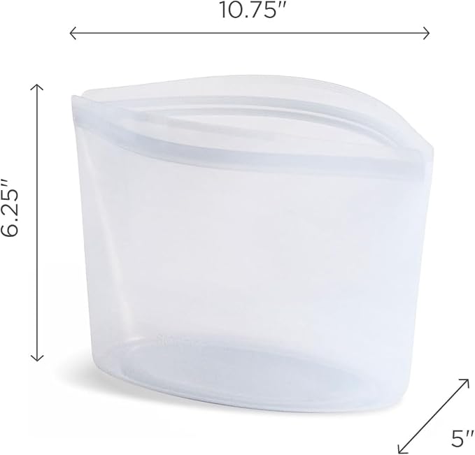 Stasher Premium Silicone Reusable Food Storage Bowl, Sous Vide, Dishwasher - Image 5