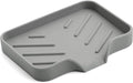 Sponge Holder with Drain Spout, Silicone Sponge Tray by Metopets