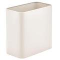 mDesign Small Metal 2.4 Gallon Trash Can Wastebasket Garbage Bin by mDesign