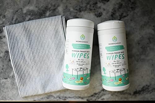 MOMREMEDY Hydrogen Peroxide Cleaning Wipes | All Purpose Cleaner and Stain - Image 7
