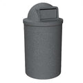 55 Gallon Round 100% Recycled Plastic Heavy Duty Indoor or Outdoor Trash Can by SturdyEssentials