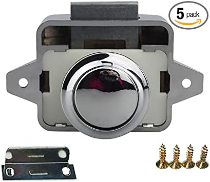 Encell Set of 5 Push Button Latch Cupboard by Encell