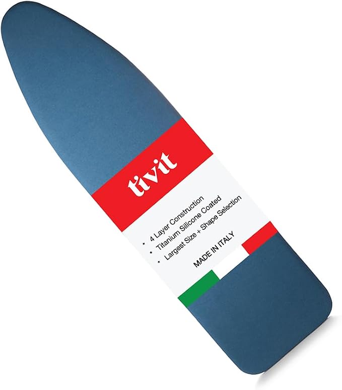 TIVIT Ironing Board Cover 13 x 45, Performance Grade Titanium Coated Pro Grip by TIVIT