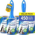 PetLovers Extra Sticky Lint Roller Mega Value Set 450 Sheets by PetLovers
