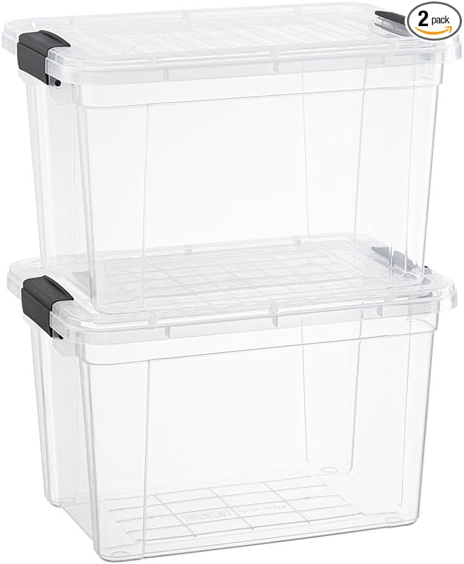 Superio Clear Storage Boxes by Superio