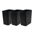 Gainhope 3-Pack 4.5 Gallon Plastic Small Trash Can Wastebasket, Living Room by Unknown