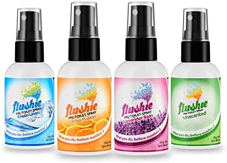 Flushie Pre-Toilet Spray 16 oz Lavender Rain Scent Bathroom Spray 16-Ounce Pump - Image 6