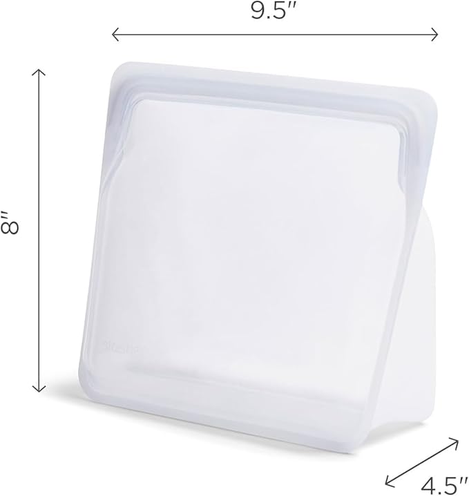 Stasher Premium Silicone Reusable Food Storage Stand-Up Mega Bag, Sea Urchin - Image 5
