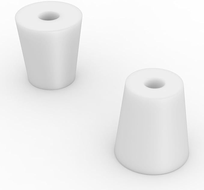 Labasics 5-Pack 4# Single-Hole Silicone Stoppers, Durable and Reusable Silicone - Image 4