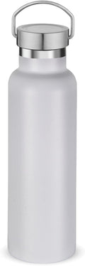 Neihepal White Stainless Steel Water Bottles, 20 Ounce Vacuum Insulated Double by Neihepal
